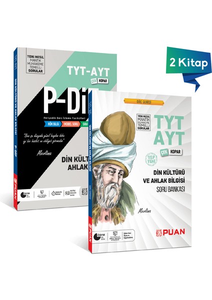 TYT AYT Din Kültürü PDİF Konu Anlatım Fasikülü + TYT AYT Din Kültürü Soru Bankası Kazandıran Set