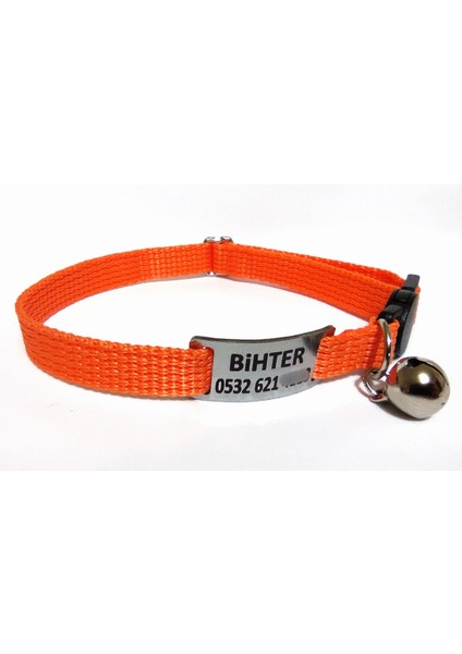 Güvenlik Kilitli Isimli Kedi Tasması, Sallanmayan Isimlik, Kedi Künyesi, Kedi Isimlik, Safety Click Tasma,köpek Tasması,köpek Isimlik