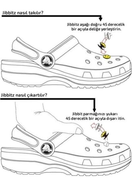 Afillix Concept Mavi Sağlık Kahramanı Tasarım Silikon Crocs Terlik Süsü-J1