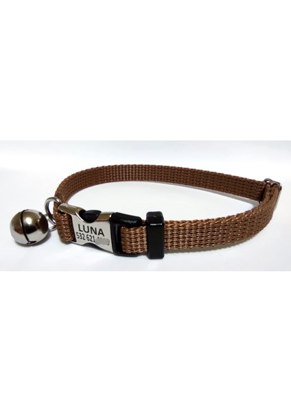 Metal Kilitli Kedi Tasması, Isimli Kedi Tasması, Kedi Isimlik, Kedi Künyesi, Isimli Köpek Tasması, Köpek Isimlik