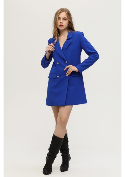 Saks Astarlı Düğme Kapamalı Blazer Ceket 0105123.26 fırsatları