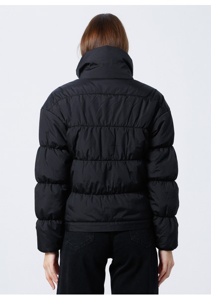 Siyah Kadın Kısa Şişme Mont Hmlzenar Jacket