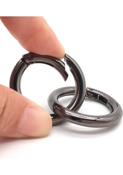 Nildenhobim Çanta Aksesuar Metal Yaylı Halka - Çap : 2.5 cm ( 6 adet ) fiyatları