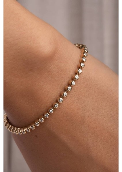 Laboratuvar Pırlanta Su Yolu Bileklik