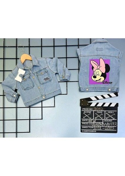 Kız Çocuk Kot Ceket