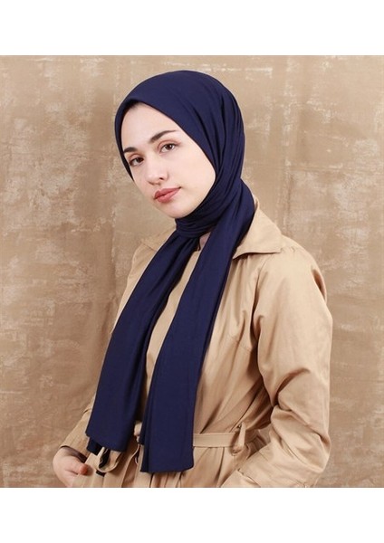 Lacivert Penye Şal