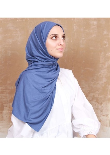 Indigo Mavisi Penye Şal