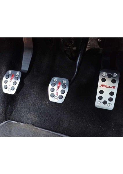 Ford Focus İçin Uyumlu Pedal Seti Kırmızı Yazılı MT 2010-2019 fiyatları