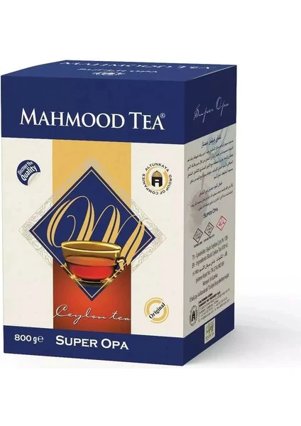 Mahmood Tea İthal %100 Saf Seylan Opa Dökme Çayı 800 gr