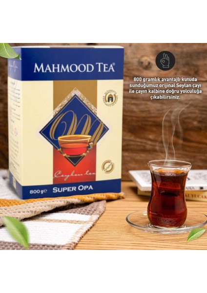 Mahmood Tea İthal %100 Saf Seylan Opa Dökme Çayı 800 gr