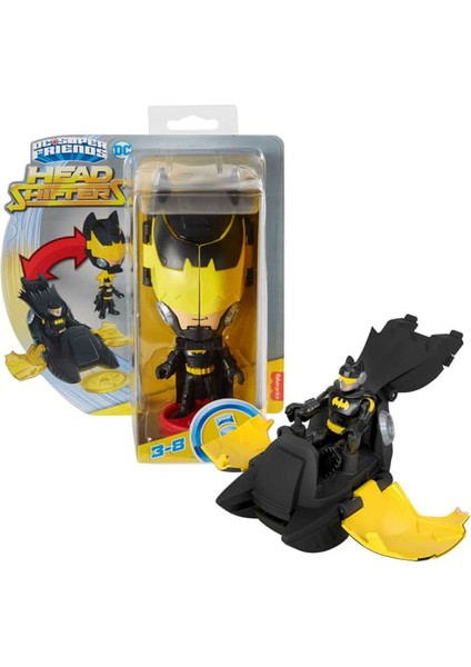 Imaginext Dc Super Friends Head Shifters - Batman & Batwing