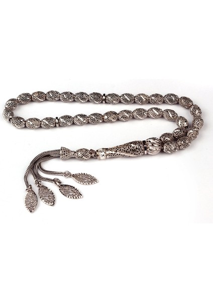 Tamamı 925 Ayar Gümüş Telkari Model Tesbih modelleri