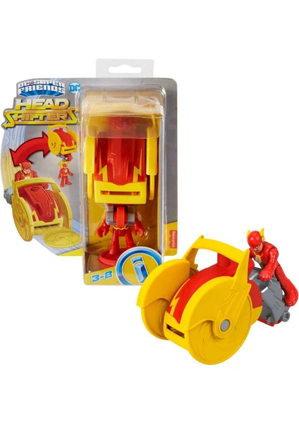 Imaginext Dc Super Friends Head Shifters - Flash