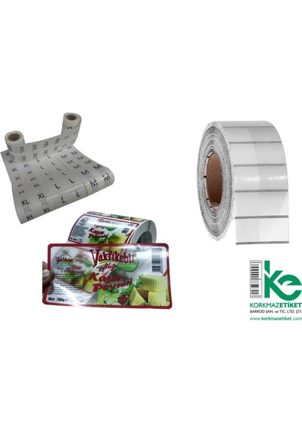 30*40PP Şeffafetiket 1000Lİ Sarım Rulo Içi Adet