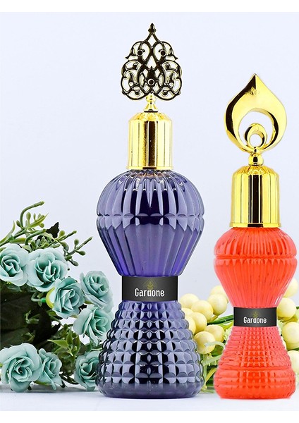 Siftaholsun Karagül Parfümlü Cam Şişe Kolonya 200 Ml Ve Safran Çiçeği Parfümlü Kolonya 100 Ml