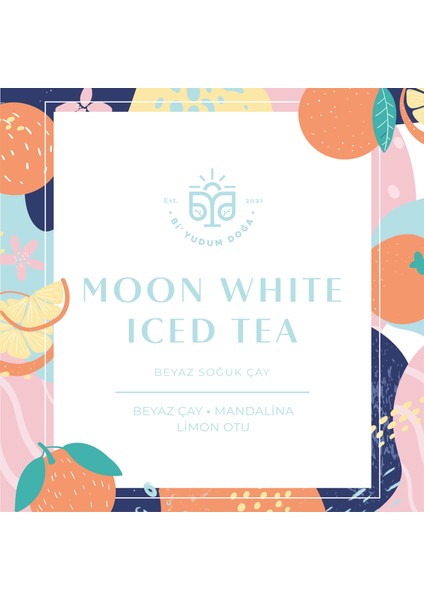 Moon White 2'li Iced Tea - Beyaz Soğuk Çay