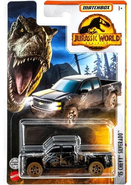 1:64 Jurassic World Tekli Araçlar 15 Chevy Sılverado HBH10