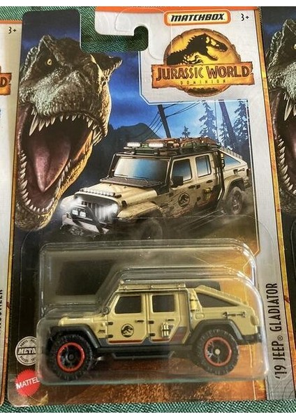 1:64 Jurassic World Tekli Araçlar 19 Jeep Gladıator HBG96