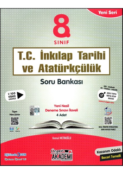 8. Sınıf Inkılap Tarihi Yeni Seri Soru Bankası (Ciltli)