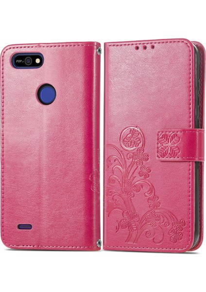Pop 2F İçin Pu+Tpu Telefon Kılıfı - Pink (Yurt Dışından)