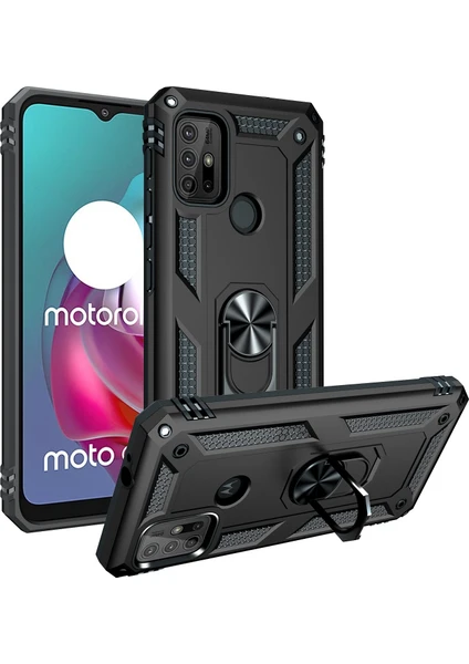 Moto G30 / G10 İçin Tpu Telefon Kılıfı - Siyah (Yurt Dışından)