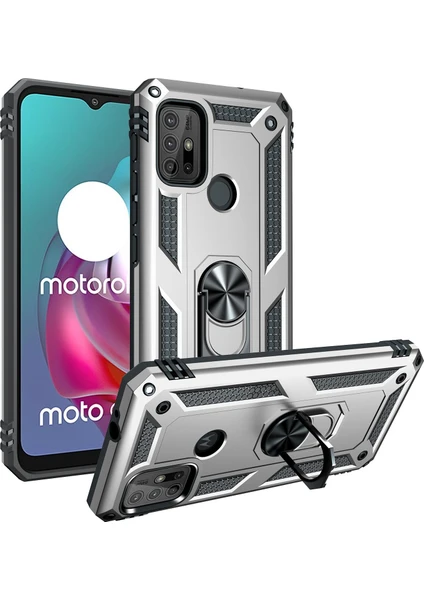 Moto G30 / G10 İçin Tpu Telefon Kılıfı - Gümüş (Yurt Dışından)