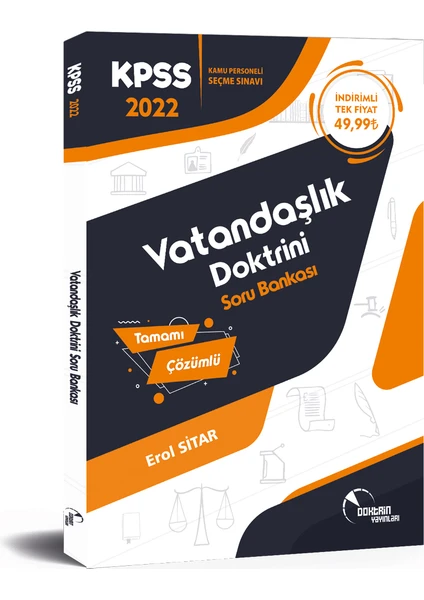 Doktrin Yayınları 2022 KPSS Vatandaşlık Soru Bankası