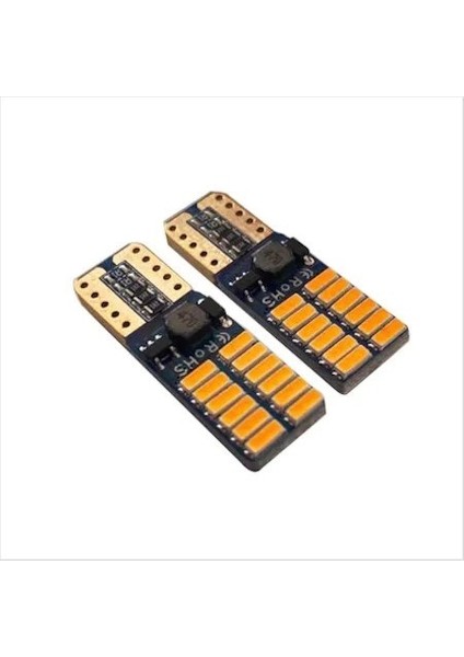 Dipsiz T10 Park Ledi 24 Turuncu Smd LED Iç Tavan-Park-Plaka Ledi fırsatları