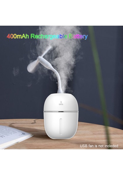 F10 Taşınabilir Mini Nemlendirici USB Masa Hava Nemlendiricisi 300ML Aroma Esansiyel Yağ Difüzörü Ev Araba USB Fogger Mistet Maker LED Gece Lambası (Yurt Dışından)