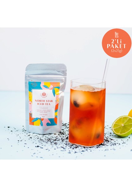 North Star 2'li Iced Tea - Siyah Soğuk Çay