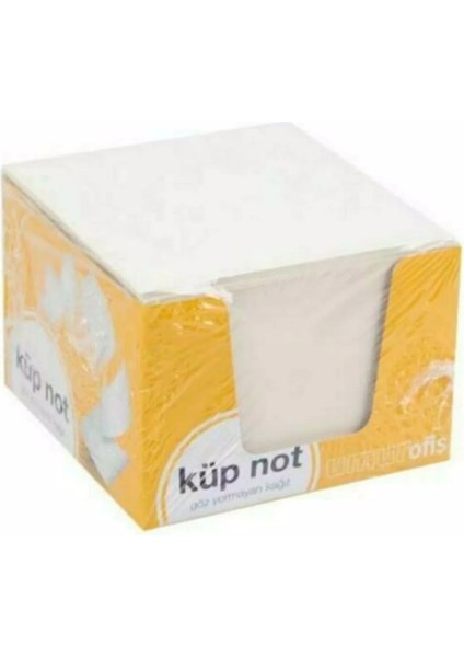 Fosforlu Kalem Seti 5 Renk + Göz Yormayan Küp Blok 8X8X6