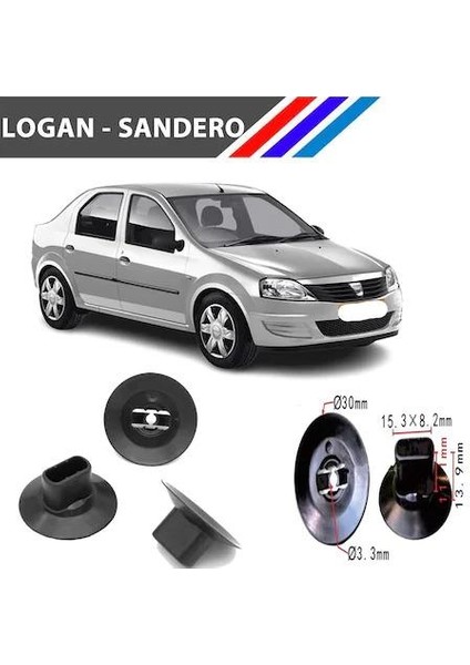 Dacia Logan Sandero Bagaj ve Davlumbaz Klipsi 7703081056 50 Adet