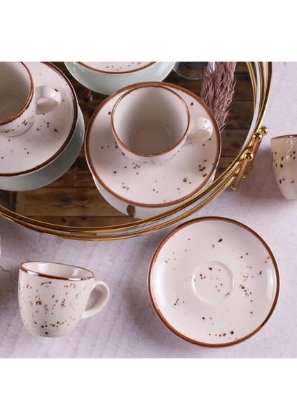Tulü Porselen Tulu Porselen Reactive 46 Luna1 12 Parça Kahve Fincan Takımı fırsatları