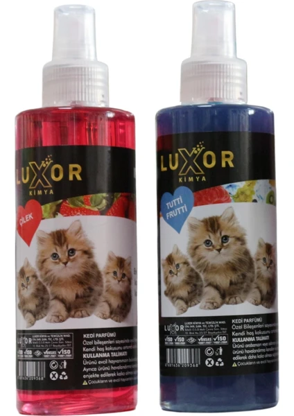 Kimya Kedi Parfümü Çilek ve Tutti Frutti  Aromalı 200 ml