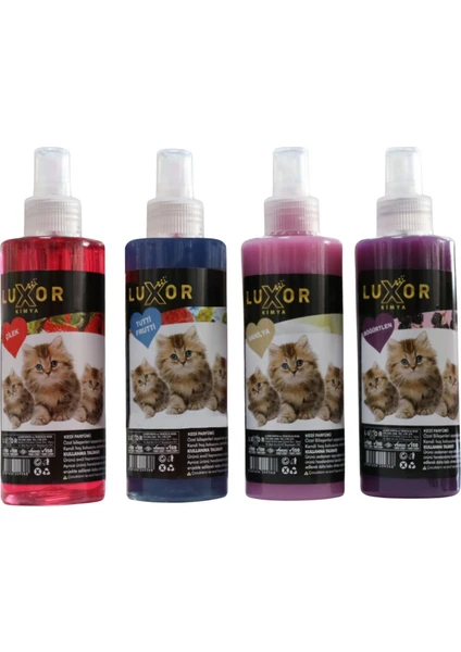 Kimya Kedi Parfümü Çilek - Tuttifrutti - Vanilya - Böğürtlen Aromalı 200 ml