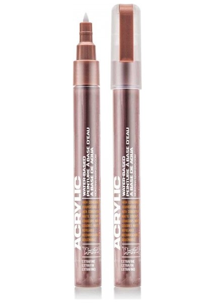 Montana : Akrilik Markör Extra Ince Uç : 0,7 mm : Copper Matt M2000