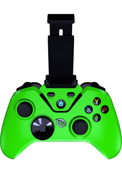 Clutch Titreşim Geri Bildirimli Çift Mod Kablosuz (Bluetooth ve 2.4 GHz) Gamepad - Yeşil