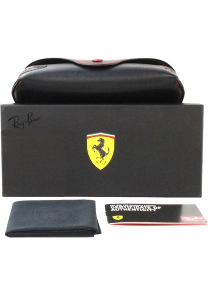 Ferrarı 2202M F601/31 58 Erkek Siyah Köşeli Çerçeve Güneş Gözlüğü fırsatları