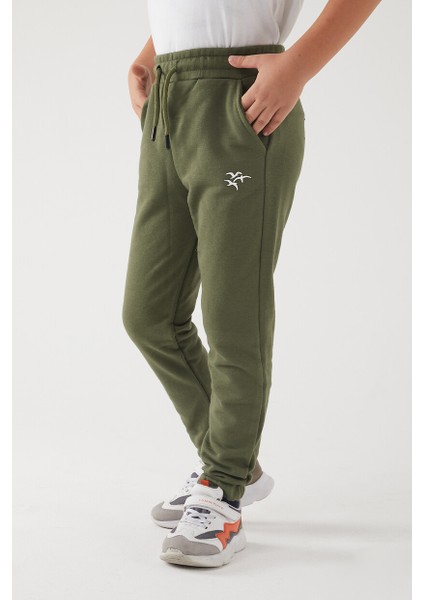 Kız Çocuk 3 Iplik Cepli Beli ve Paçası Lastikli Baskılı Eşofman Altı fiyatları