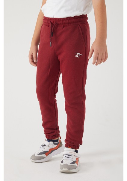 Kız Çocuk 3 Iplik Cepli Beli ve Paçası Lastikli Baskılı Eşofman Altı fırsatları