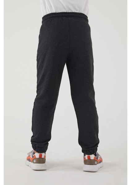 Erkek Çocuk 3 Iplik Cepli Beli ve Paçası Lastikli Baskılı Eşofman Altı fırsatları