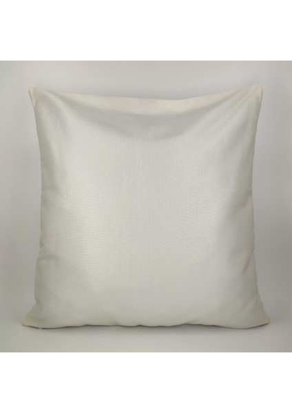 Paredora Buz Beyazı Kırlent Kılıfı