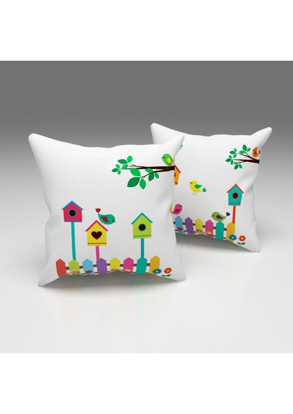 Paredora Kuş Kent Kırlent Kılıfı