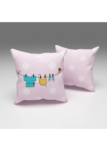 Paredora Ipte Çamaşır Kırlent Kılıfı