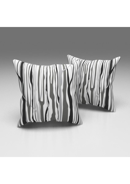 Paredora Kuru Ağaçlar Kırlent Kılıfı