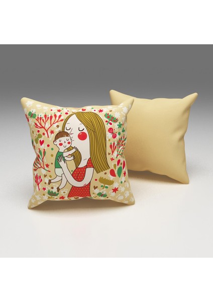 Paredora Anne Kalbi Kırlent Kılıfı