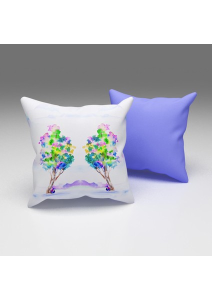 Paredora Ikiz Ağaç Kırlent Kılıfı