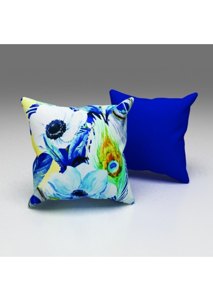 Paredora Blue Orchid Kırlent Kılıfı