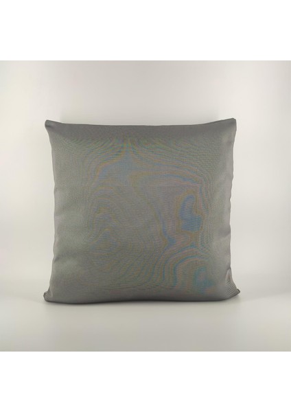 Paredora Parlak Gri Kırlent Kılıfı