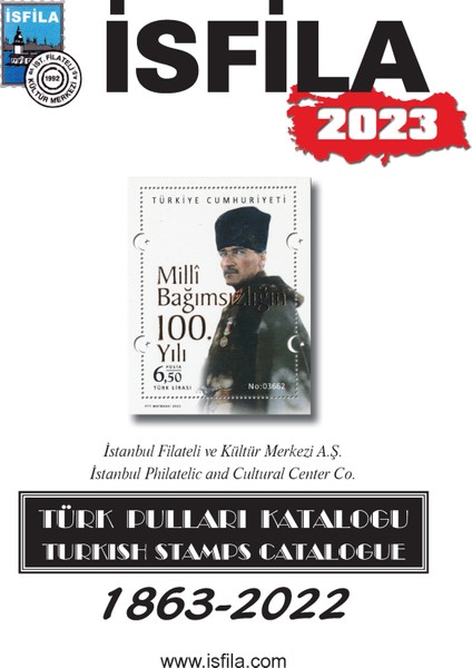 Isfila 2023 Türk Pulları Kataloğu 1863-2022